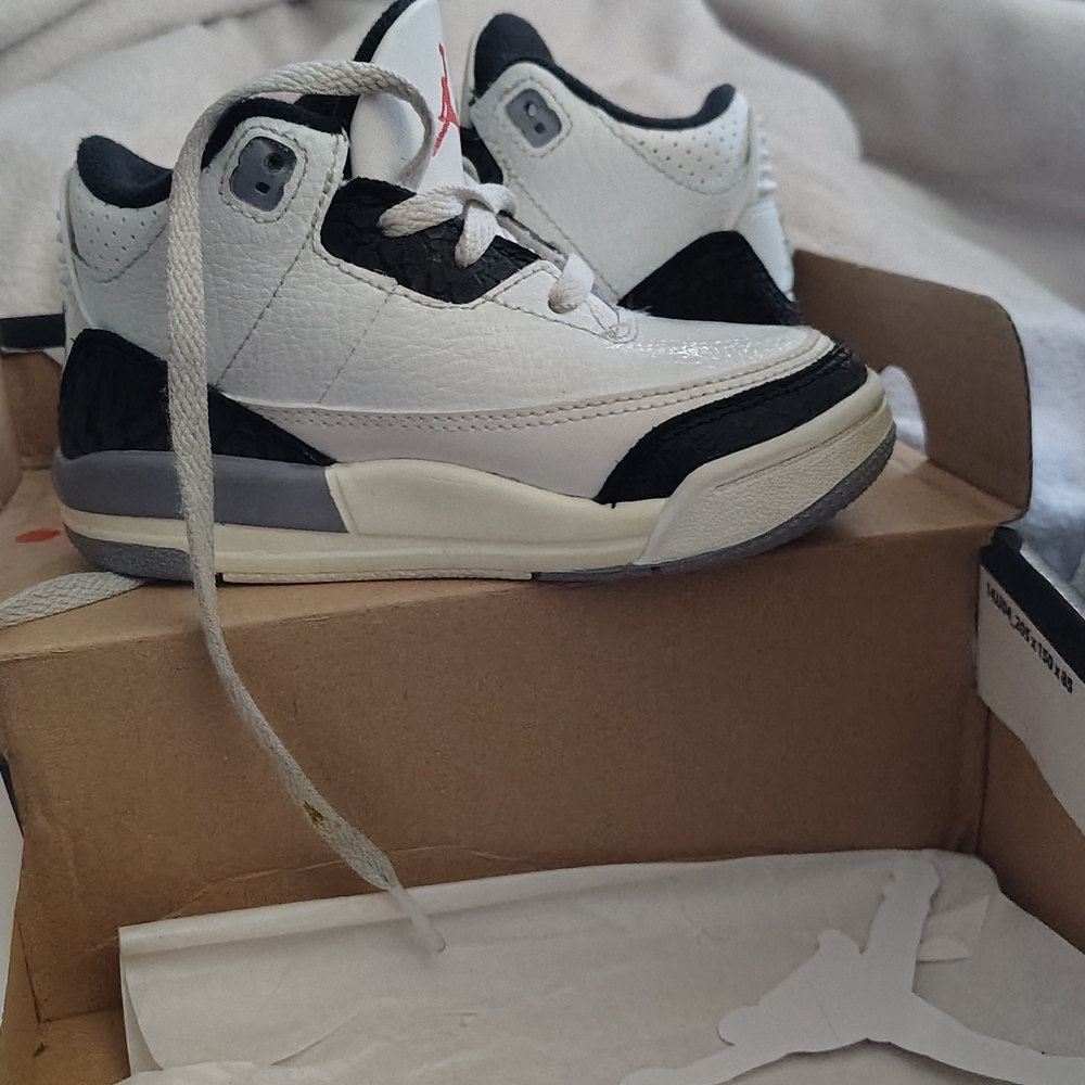 Jordan Kids Sneakers White and Black